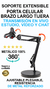 Soporte Celu Mesa Escritorio Para Celular Brazo Articulado - comprar online