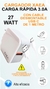 Cargador XAEA 27w 9V Quick Charge 3.0 Tipo C en internet