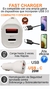 Cargador Auto Soul USB-PD 20W 3.0A Qualcomm Carga Rapida + cable microusb / usb-c / Lignthning en internet