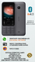 Celular Nokia 6300 4G 4 GB 512 MB RAM Teclas WhatsApp Face Youtube Camara Liberado - ONCELULAR 