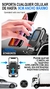 Soporte Celular Auto Carga Inalámbrica BASEUS Brazo 360 Sopapa - tienda online