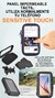 Imagen de Porta Celular Gps Soporte Moto Bicicleta Impermable + Auriculares SOUL S389