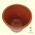 Vaso Cachepô Cerâmica Tessa Cognac D17 A16 Decora Flores Orquídeas na internet