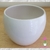vaso cachepô cerâmica lorance branco d21 a18 orquideaterapia