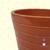 Vaso Cachepô Cerâmica Tessa Cognac D17 A16 Decora Flores Orquídeas - Orquideaterapia