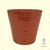 Imagem do Vaso Cachepô Cerâmica Tessa Cognac D17 A16 Decora Flores Orquídeas