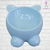 Comedouro em Forma de Gato Porcelana Azul  Pet Comedouro cachorro cão burguina