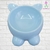 Comedouro em Forma de Gato Porcelana Azul  Pet Comedouro cachorro cão