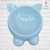 Comedouro em Forma de Gato Porcelana Azul  Pet Comedouro cachorro cão