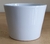 Vaso Cachepô Cerâmica Branco D12 A9 Decora Flores Orquídeas