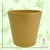 VASO CACHEPÔ DE CERÂMICA HOLANDESA - SENEGAL AMARELO CLARO D14 A14