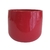 Imagem do Vaso Cachepô Cerâmica Verde Vermelho D19 A15 Orquídeas Plantas Flores