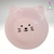 Comedouro Pratinho para Gatos Porcelana Rosa Gatinho Peixinho Pet Cerâmica Burguina