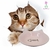 Comedouro Pratinho para Gatos Porcelana Rosa Gatinho Peixinho Pet Cerâmica Burguina