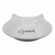 Comedouro Pratinho para Gatos Porcelana Branco gatinho peixinho PET cães Cerâmica Burguina