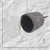 VASO IMRE GRAFITE OURO D14 A20 FLORES PLANTAS ORQUIDEAS - loja online