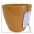 Imagem do Vaso Cachepô Cerâmica Amarelo Mostarda D16 A15 Decora Flor Orquídeas