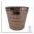 Imagem do Vaso Cachepô Cerâmica Tessa Ouro D17 A16 Decora Flores Orquídeas