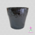 Vaso Cachepô Cerâmica hearts Chumbo D17 A16 Decora Flores Orquídeas