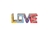 Palavra Em Madeira - " Love " - Roots