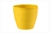 vaso cachepô cerâmica genoa amarelo orquideaterapia