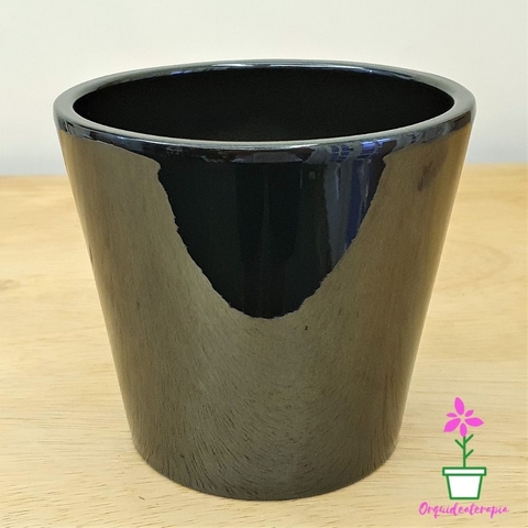 Vaso cachepô de cerâmica holandesa chumbo orquideaterapia
