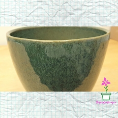 vaso cachepô cerâmica genoa musgo orquideaterapia