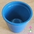 Vaso cachepô de cerâmica holandesa azul orquideaterapia