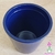 Vaso cachepô de cerâmica holandesa genoa azul mar orquideaterapia