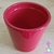 Vaso cachepô de cerâmica holandesa genoa vermelho orquideaterapia