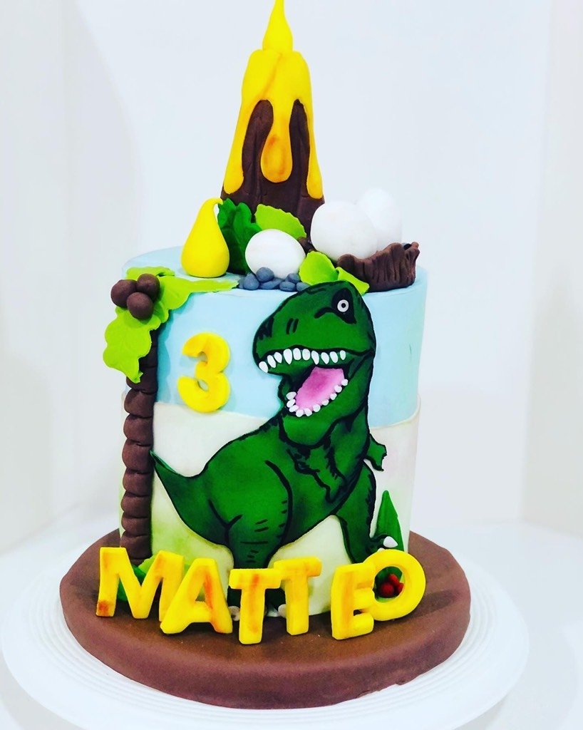 Torta De Tiranosaurio Rex - Atelier de Tortas