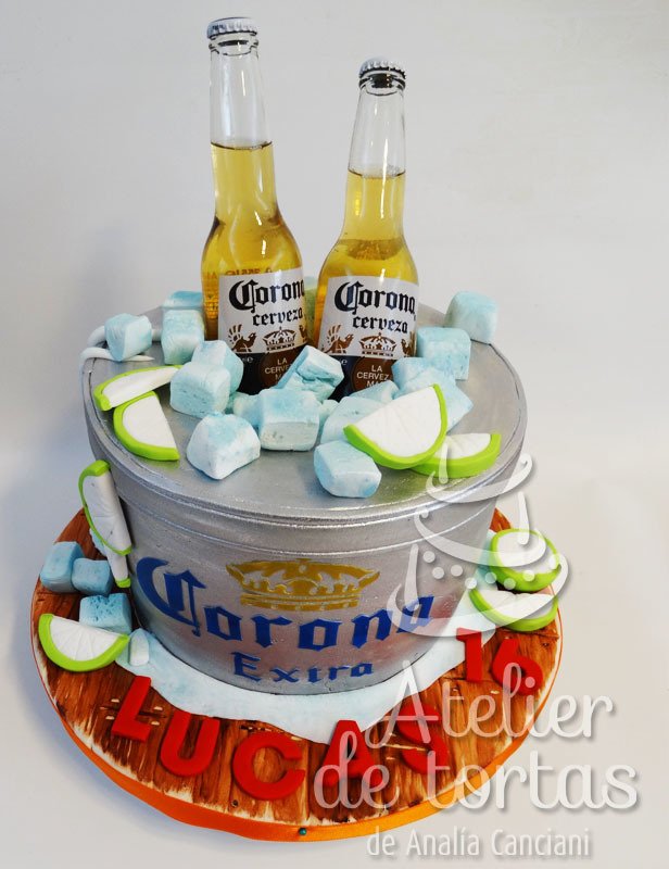 torta cerveza corona