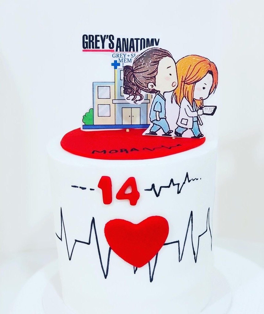 Torta De Greys anatomy - Comprar en Atelier de Tortas