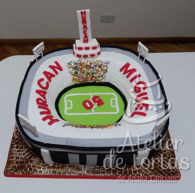 Torta estadio futbol