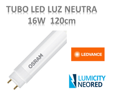 TUBO LED 16W LUZ NEUTRA LEDVANCE 3 CUOTAS SIN INTERES!!!! COMPRANDO EN NUESTRO LOCAL. - comprar online