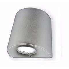 Aplique Unidireccional Fundición Color Gris para Lampara Dicroica LED