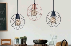 Colgante Jaula Esfera ø 27cm 1 Luz Color Negro para foco LED - comprar online