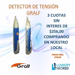 DETECTOR DE TENSION GRALF! 3 CUOTAS SIN INTERES!!!! COMPRANDO EN NUESTRO LOCAL. - comprar online