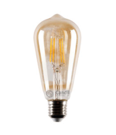 LAMPARA LED VINTAGE AMBAR E27 7W Filamento