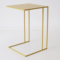 Mesa Arrime Chapa 40x40x60cm Color Amarillo