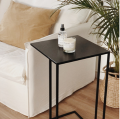 Mesa Arrime Chapa 40x40x60cm Color Negro - comprar online