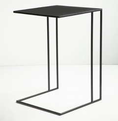 Mesa Arrime Chapa 40x40x60cm Color Negro