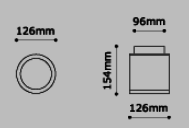 Plafon De Fundicion Cilindrico ø12.60cm para lámpara AR111 LED Color Negro en internet