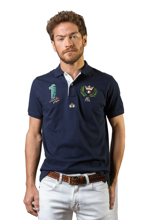 LA MARTINA POLO M S.EQ.JMP313-05 NYC NEGRO