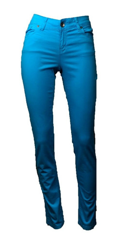 Jean La Martina Mujer Pantalón Gabardina Loyal Celeste