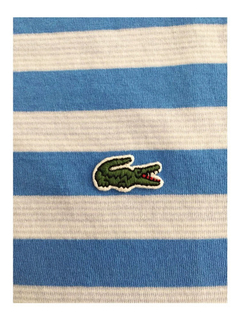 Chomba Lacoste Hombre Rayada Dh8412 - comprar online