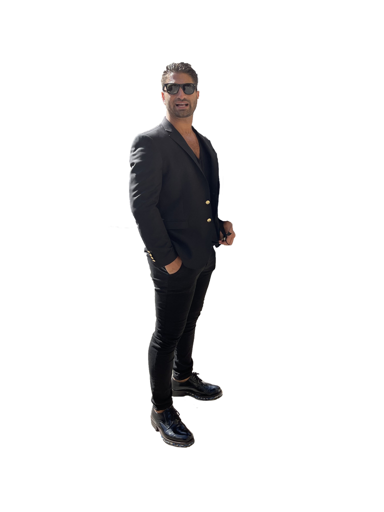 Blazer Slim Fit Super 120 Hombre Yves Saint Laurent