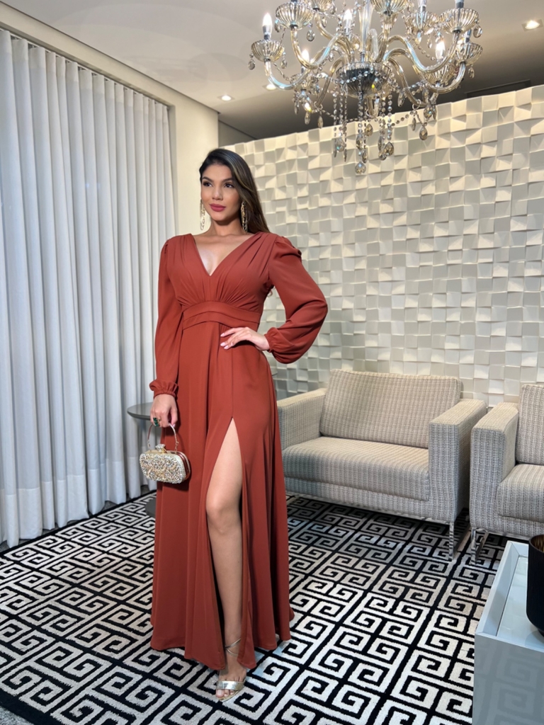 VESTIDO LONGO DISPONÍVEL PARA LOCAÇÃO (21067)