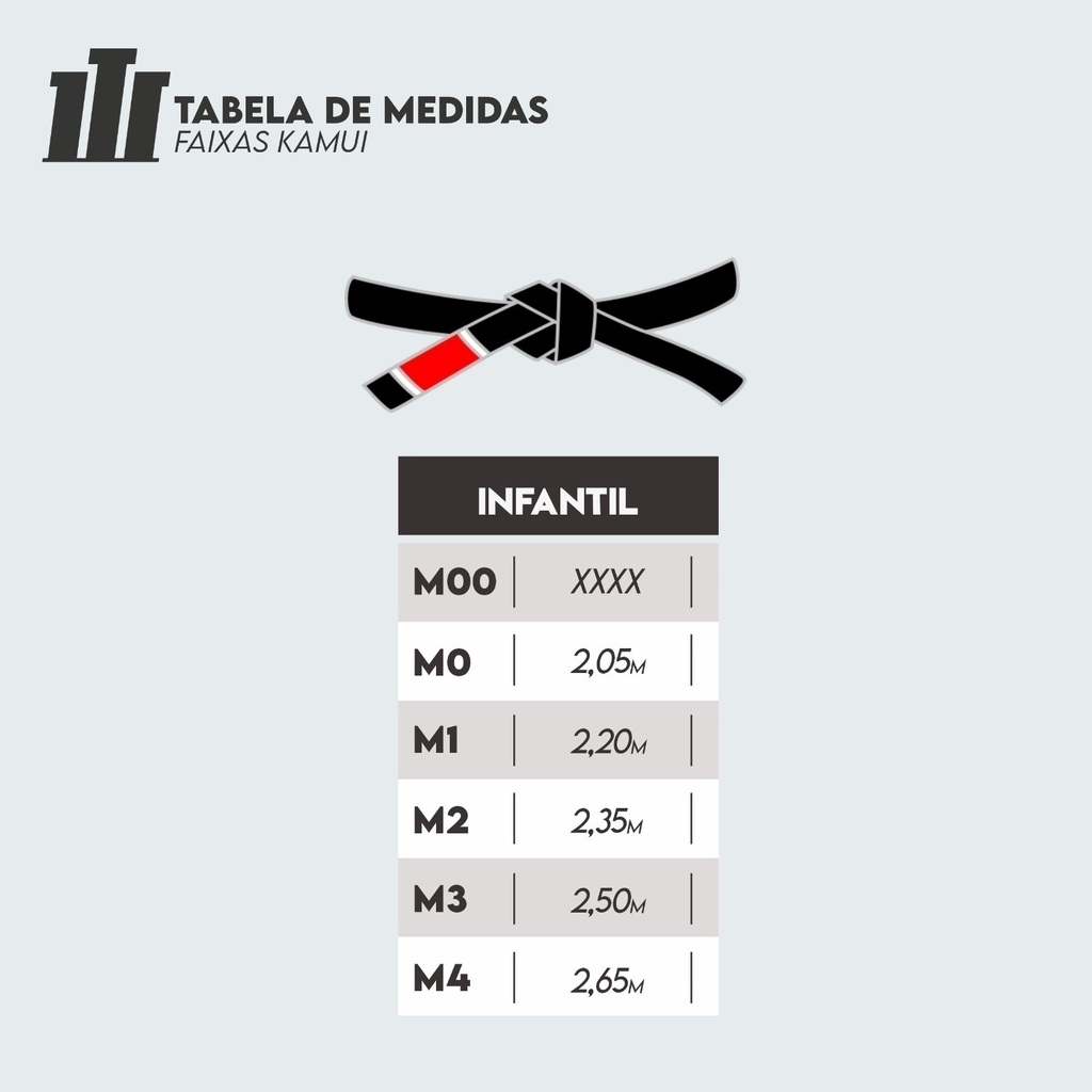 Faixa Kamui - Cinza e Preto - Comprar em kamui kimonos