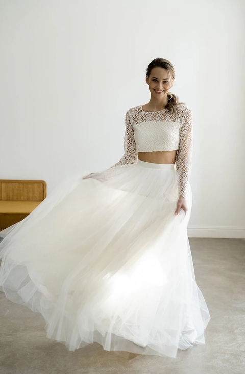 Vestido Noiva Princesa Topazio - Atelier CV Couture